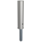 Stainless steel post |  204 mm | removable, with triangular locking mechanismacc. with DIN 3223, self-engaging lockwith hot-dip galvanized ground socket part-no. 470.10 | height above ground approx. 900 mm